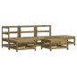 vidaXL Set Divani da Giardino 6pz con Cuscini Legno Impregnato di Pino vidaXL Set Divani da Giardino 6pz con Cuscini Legno Impregnato di Pino