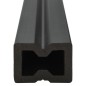 Pavimento per esterni in WPC con accessori 36 m² 2,2 m marrone Pavimento per esterni in WPC con accessori 36 m² 2,2 m marrone