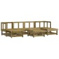 vidaXL Set Divani da Giardino 7pz con Cuscini Legno Impregnato di Pino vidaXL Set Divani da Giardino 7pz con Cuscini Legno Impregnato di Pino