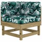 vidaXL Set Divani da Giardino 7pz con Cuscini Legno Impregnato di Pino vidaXL Set Divani da Giardino 7pz con Cuscini Legno Impregnato di Pino
