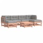 vidaXL Set Divani Giardino 7 pz con Cuscini Legno Massello di Douglas vidaXL Set Divani Giardino 7 pz con Cuscini Legno Massello di Douglas