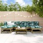 vidaXL Set Divani da Giardino 7pz con Cuscini Legno Impregnato di Pino vidaXL Set Divani da Giardino 7pz con Cuscini Legno Impregnato di Pino