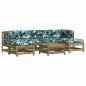 vidaXL Set Divani da Giardino 7pz con Cuscini Legno Impregnato di Pino vidaXL Set Divani da Giardino 7pz con Cuscini Legno Impregnato di Pino