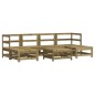 vidaXL Set Divani da Giardino 7pz con Cuscini Legno Impregnato di Pino vidaXL Set Divani da Giardino 7pz con Cuscini Legno Impregnato di Pino