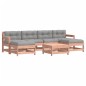 vidaXL Set Divani Giardino 7 pz con Cuscini Legno Massello di Douglas vidaXL Set Divani Giardino 7 pz con Cuscini Legno Massello di Douglas