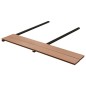 Pavimento per Esterni in WPC con Accessori 40 m² 2,2 m Marrone Pavimento per Esterni in WPC con Accessori 40 m² 2,2 m Marrone