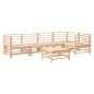 vidaXL Set Divani da Giardino 6 pz con Cuscini in Legno Massello vidaXL Set Divani da Giardino 6 pz con Cuscini in Legno Massello