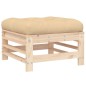 vidaXL Set Divani da Giardino 6 pz con Cuscini in Legno Massello vidaXL Set Divani da Giardino 6 pz con Cuscini in Legno Massello