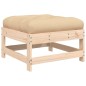 vidaXL Set Divani da Giardino 4 pz con Cuscini in Legno Massello vidaXL Set Divani da Giardino 4 pz con Cuscini in Legno Massello