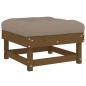 vidaXL Set Divani da Giardino 5 pz con Cuscini in Legno Massello Miele vidaXL Set Divani da Giardino 5 pz con Cuscini in Legno Massello Miele