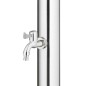 Doccia da Giardino con Base Grigia 220 cm in Acciaio Inox Doccia da Giardino con Base Grigia 220 cm in Acciaio Inox