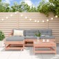 vidaXL Set Divani Giardino 5 pz con Cuscini Legno Massello di Douglas vidaXL Set Divani Giardino 5 pz con Cuscini Legno Massello di Douglas