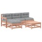 vidaXL Set Divani Giardino 5 pz con Cuscini Legno Massello di Douglas vidaXL Set Divani Giardino 5 pz con Cuscini Legno Massello di Douglas