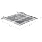 Sedie da Giardino Pieghevoli 6 pz con Cuscini Massello Acacia Sedie da Giardino Pieghevoli 6 pz con Cuscini Massello Acacia