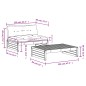 vidaXL Set Divani Giardino 2 pz con Cuscini Legno Massello di Douglas vidaXL Set Divani Giardino 2 pz con Cuscini Legno Massello di Douglas