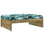 vidaXL Set Divani da Giardino 2pz con Cuscini Legno Impregnato di Pino vidaXL Set Divani da Giardino 2pz con Cuscini Legno Impregnato di Pino