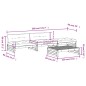 vidaXL Set Divani da Giardino 4pz con Cuscini in Legno Massello Grigio vidaXL Set Divani da Giardino 4pz con Cuscini in Legno Massello Grigio
