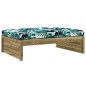 vidaXL Set Divani da Giardino 4pz con Cuscini Legno Impregnato di Pino vidaXL Set Divani da Giardino 4pz con Cuscini Legno Impregnato di Pino