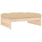 vidaXL Set Divani da Giardino 5 pz con Cuscini in Legno Massello