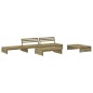 vidaXL Set Divani da Giardino 5pz con Cuscini Legno Impregnato di Pino