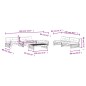 vidaXL Set Divani Giardino 6 pz con Cuscini Legno Massello di Douglas vidaXL Set Divani Giardino 6 pz con Cuscini Legno Massello di Douglas