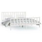 vidaXL Giroletto Testata Bianco Massello Pino 180x200cm 6FT Super King vidaXL Giroletto Testata Bianco Massello Pino 180x200cm 6FT Super King