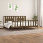 vidaXL Giroletto Testiera Miele Massello Pino 180x200cm 6FT Super King