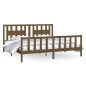 vidaXL Giroletto Testiera Miele Massello Pino 180x200cm 6FT Super King