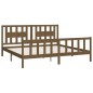 vidaXL Giroletto Testiera Miele Massello Pino 180x200cm 6FT Super King