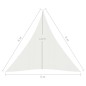 Vela Parasole 160 g/m² Bianca 5x6x6 m in HDPE