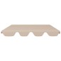 Baldacchino per Dondolo da Giardino Beige 150/130x70/105 cm Baldacchino per Dondolo da Giardino Beige 150/130x70/105 cm