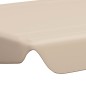 Baldacchino per Dondolo da Giardino Beige 150/130x70/105 cm Baldacchino per Dondolo da Giardino Beige 150/130x70/105 cm