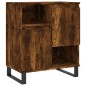 vidaXL Credenze 2 pz Rovere Fumo in Legno Multistrato vidaXL Credenze 2 pz Rovere Fumo in Legno Multistrato
