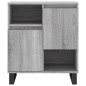 vidaXL Credenze 2 pz Grigio Sonoma in Legno Multistrato vidaXL Credenze 2 pz Grigio Sonoma in Legno Multistrato