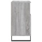 vidaXL Credenze 2 pz Grigio Sonoma in Legno Multistrato vidaXL Credenze 2 pz Grigio Sonoma in Legno Multistrato