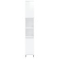 vidaXL Set Mobili da Bagno 3 pz Bianco Lucido in Legno Multistrato vidaXL Set Mobili da Bagno 3 pz Bianco Lucido in Legno Multistrato