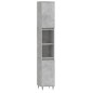 vidaXL Set Mobili da Bagno 3 pz Grigio Cemento in Legno Multistrato vidaXL Set Mobili da Bagno 3 pz Grigio Cemento in Legno Multistrato