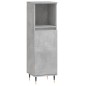 vidaXL Set Mobili da Bagno 3 pz Grigio Cemento in Legno Multistrato vidaXL Set Mobili da Bagno 3 pz Grigio Cemento in Legno Multistrato