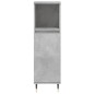 vidaXL Set Mobili da Bagno 3 pz Grigio Cemento in Legno Multistrato vidaXL Set Mobili da Bagno 3 pz Grigio Cemento in Legno Multistrato