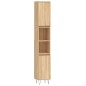 vidaXL Set Mobili da Bagno 3 pz Rovere Sonoma in Legno Multistrato vidaXL Set Mobili da Bagno 3 pz Rovere Sonoma in Legno Multistrato
