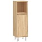 vidaXL Set Mobili da Bagno 3 pz Rovere Sonoma in Legno Multistrato vidaXL Set Mobili da Bagno 3 pz Rovere Sonoma in Legno Multistrato
