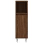 vidaXL Set Mobili da Bagno 3 pz Rovere Marrone in Legno Multistrato vidaXL Set Mobili da Bagno 3 pz Rovere Marrone in Legno Multistrato