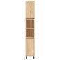 vidaXL Set Mobili da Bagno 3 pz Rovere Sonoma in Legno Multistrato vidaXL Set Mobili da Bagno 3 pz Rovere Sonoma in Legno Multistrato
