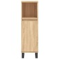 vidaXL Set Mobili da Bagno 3 pz Rovere Sonoma in Legno Multistrato vidaXL Set Mobili da Bagno 3 pz Rovere Sonoma in Legno Multistrato