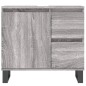 vidaXL Set Mobili da Bagno 3 pz Grigio Sonoma in Legno Multistrato vidaXL Set Mobili da Bagno 3 pz Grigio Sonoma in Legno Multistrato