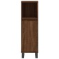 vidaXL Set Mobili da Bagno 3 pz Rovere Marrone in Legno Multistrato vidaXL Set Mobili da Bagno 3 pz Rovere Marrone in Legno Multistrato