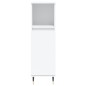 vidaXL Set Mobili da Bagno 3 pz Bianco in Legno Multistrato vidaXL Set Mobili da Bagno 3 pz Bianco in Legno Multistrato