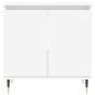 vidaXL Set Mobili da Bagno 3 pz Bianco in Legno Multistrato vidaXL Set Mobili da Bagno 3 pz Bianco in Legno Multistrato