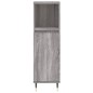 vidaXL Set Mobili da Bagno 3 pz Grigio Sonoma in Legno Multistrato vidaXL Set Mobili da Bagno 3 pz Grigio Sonoma in Legno Multistrato