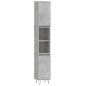 vidaXL Set Mobili da Bagno 3 pz Grigio Cemento in Legno Multistrato vidaXL Set Mobili da Bagno 3 pz Grigio Cemento in Legno Multistrato